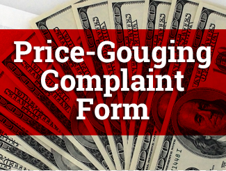 Price Gouging Complaint Form